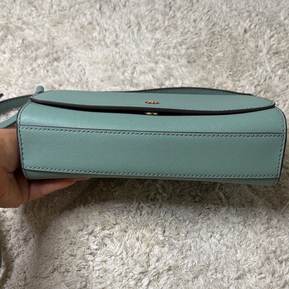 Tory Burch Jitney Green Emerson Combo Crossbody Bag - Picture 2 of 9